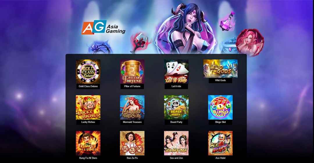 Thông tin về lợi ích của người chơi nhận được từ nhà làm game AG Slot