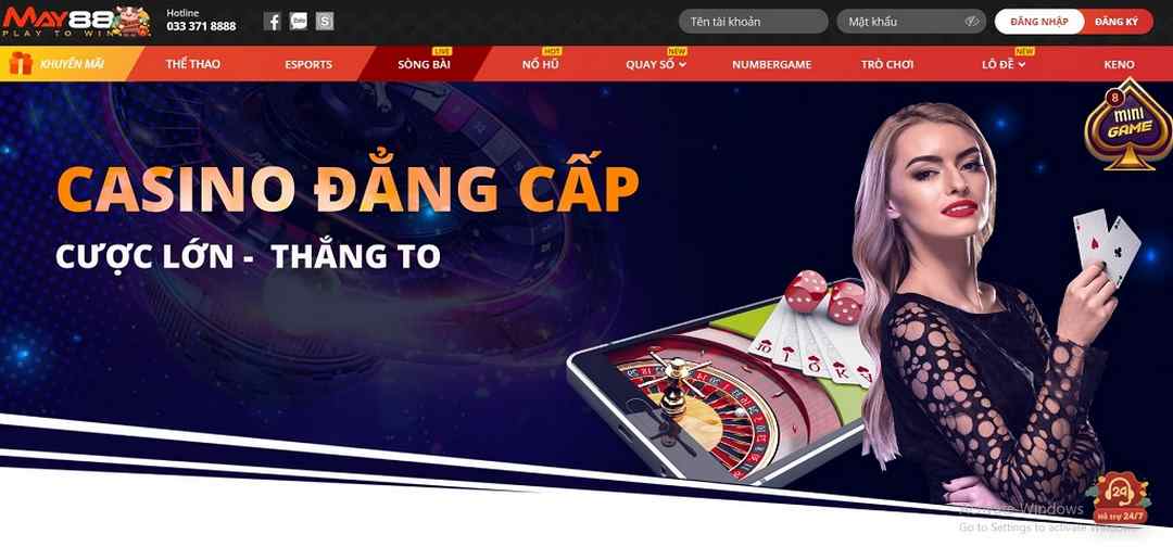 Casino MAY88 mở ra cơ hội thành tỷ phú cho người may mắn